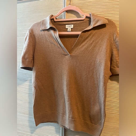 Women’s collared short sleeve sweater by J Crew Factory - Picture 6 of 7